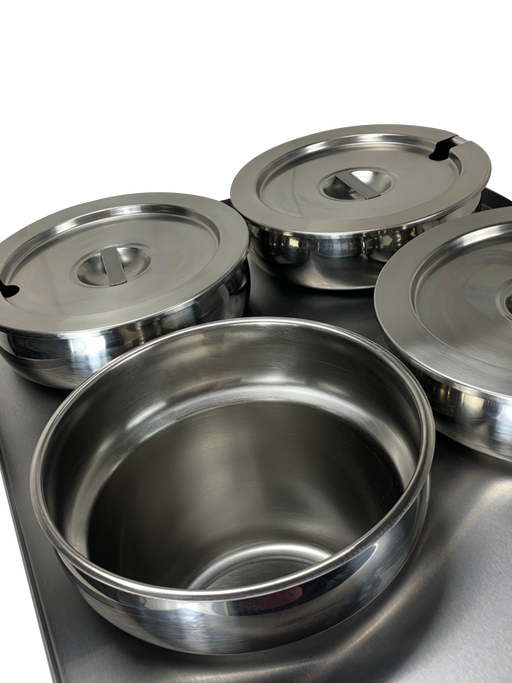 Infernus Electric Round Pot Bain Marie - 4 x 7L Pot Canmac Catering Equipment