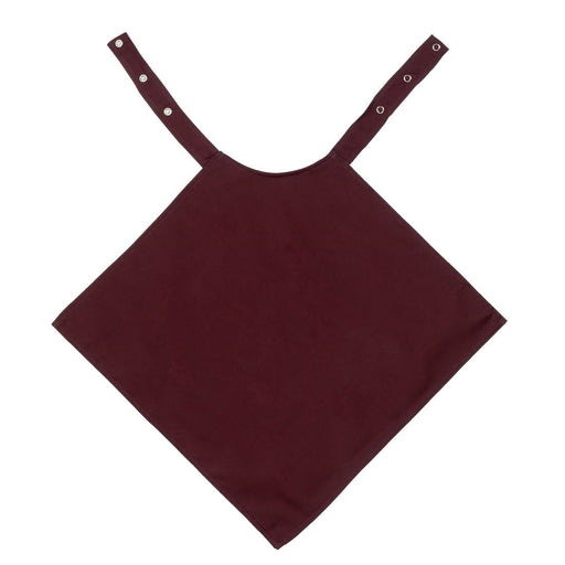Napkin Style Dignified Adult Clothing Protector - Maroon - 45x45cm Non Branded