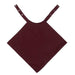 Napkin Style Dignified Adult Clothing Protector - Maroon - 45x45cm Non Branded