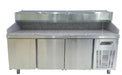 Commercial Counter Prep Top Display with Marble Top 3 Doors - TPP-83-MT3STTR Canmac