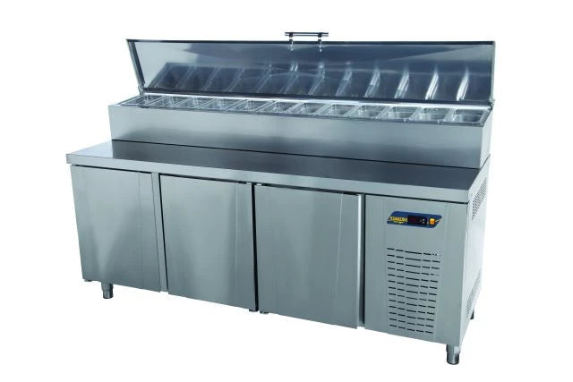 COUNTER TYPE PATISSERIE MAKE-UP REFRIGERATOR - 3 DOORS Canmac