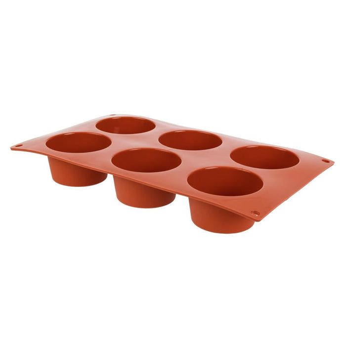Pavoni Formaflex Silicone Muffin Mould 6 Cup Pavoni