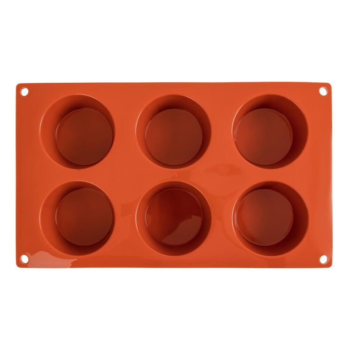 Pavoni Formaflex Silicone Muffin Mould 6 Cup Pavoni