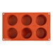 Pavoni Formaflex Silicone Muffin Mould 6 Cup Pavoni