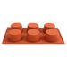 Pavoni Formaflex Silicone Muffin Mould 6 Cup Pavoni