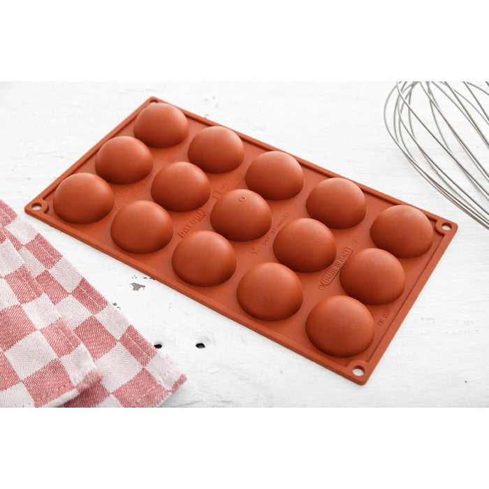 Pavoni Formaflex Silicone Half Sphere Mould 15 Cup Pavoni