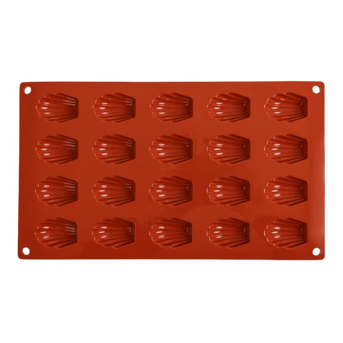 Pavoni Formaflex Silicone Non-Stick Mini-Madeleine Mould 20 Cup Pavoni