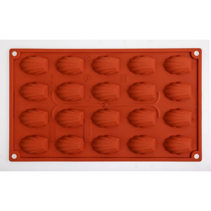 Pavoni Formaflex Silicone Non-Stick Mini-Madeleine Mould 20 Cup Pavoni