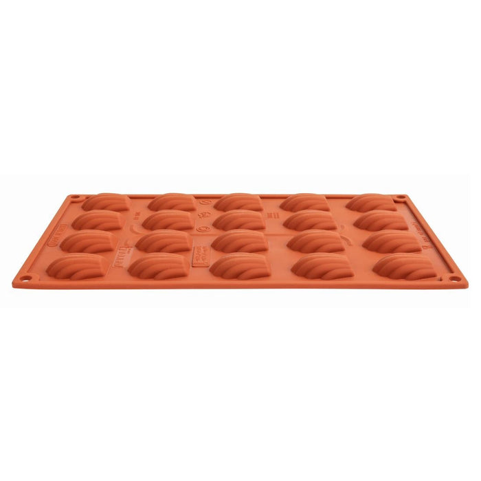 Pavoni Formaflex Silicone Non-Stick Mini-Madeleine Mould 20 Cup Pavoni