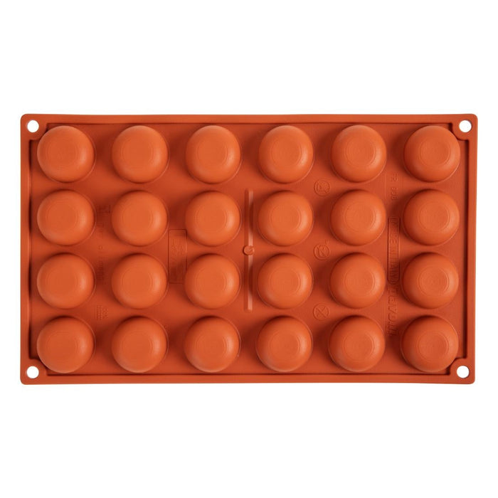 Pavoni Formaflex Silicone Pomponette Mould 24 Cup Pavoni