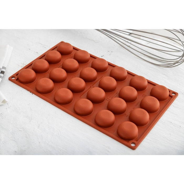 Pavoni Formaflex Silicone Pomponette Mould 24 Cup Pavoni