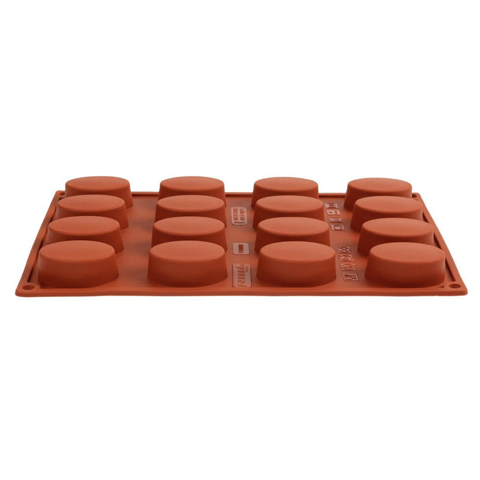 Pavoni Formaflex Silicone Oval Mould 16 Cup Pavoni