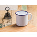 Olympia Enamel Mugs 350ml (6 Pack) Olympia