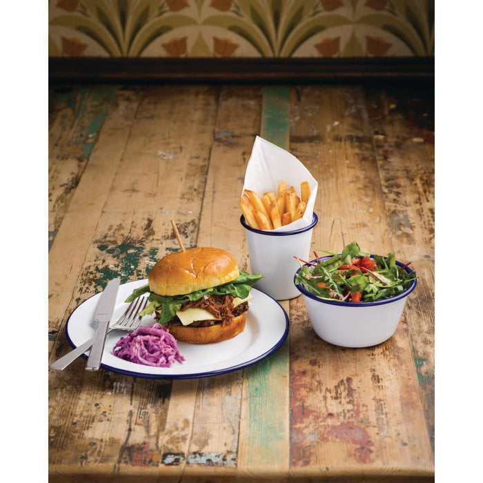 Olympia Enamel Tumblers 310ml (6 Pack) Olympia