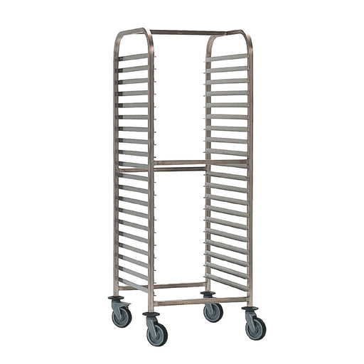 Material: Stainless steel. Size: 1700(H) x 660(W) x 750(D)mm. Capacity: 20 trays / 200kg