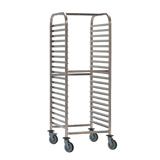 Material: Stainless steel. Size: 1700(H) x 660(W) x 750(D)mm. Capacity: 15 trays / 200kg