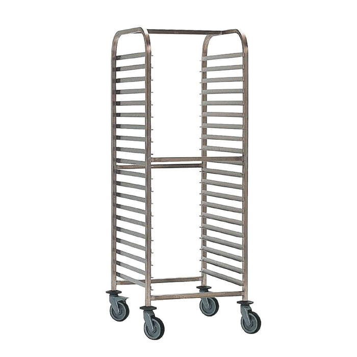Material: Stainless steel. Size: 1700(H) x 660(W) x 750(D)mm. Capacity: 15 trays / 200kg