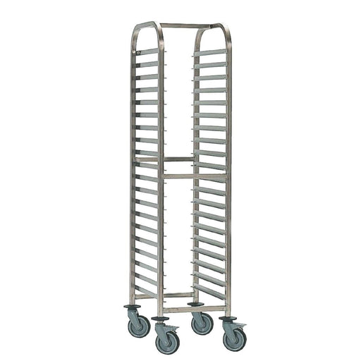 Material: Stainless steel. Size: 1700(H) x 460(W) x 630(D)mm. Capacity: 20 trays / 200kg