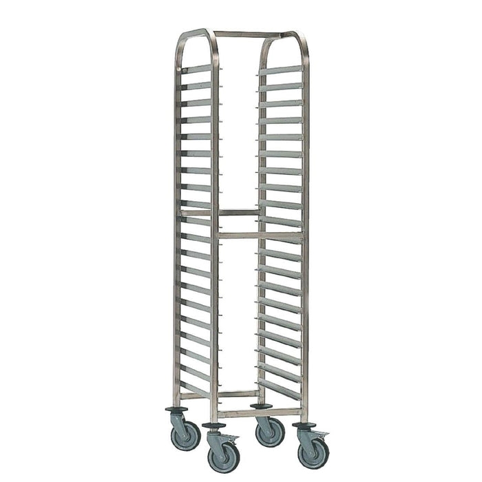 Material: Stainless steel. Size: 1700(H) x 460(W) x 630(D)mm. Capacity: 20 trays / 200kg