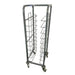 Material: Epoxy coated steel. Size: 1393(H) x 485(W) x 578(D)mm. Capacity: 10 trays / 60kg