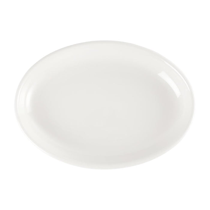 Churchill Whiteware Oval Platters 202mm (12 Pack) Churchill
