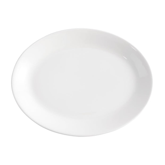 Churchill Whiteware Oval Platters 305mm (12 Pack) Churchill