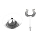 Olympia Stainless Steel Table Number Stand 100mm Olympia