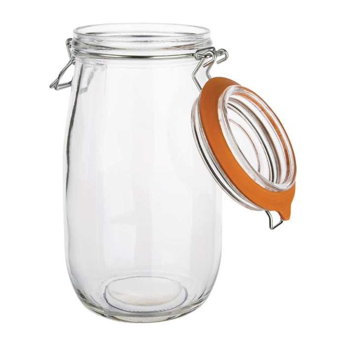Vogue Clip Top Preserve Jar 1500ml Vogue