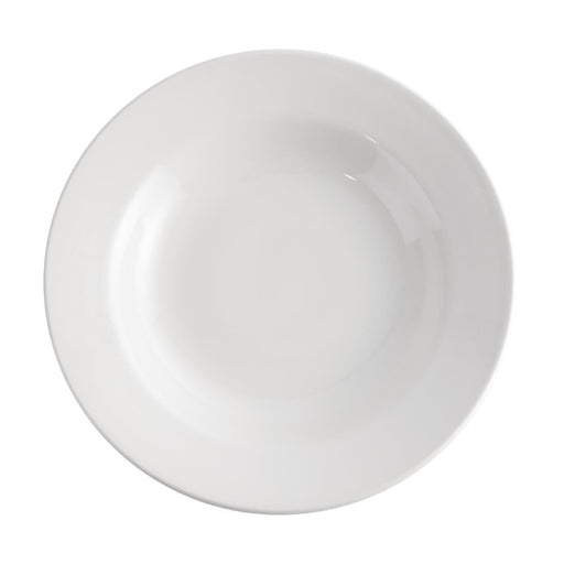 Churchill Whiteware Classic Rimmed Soup Bowls 230mm (24 Pack) Churchill