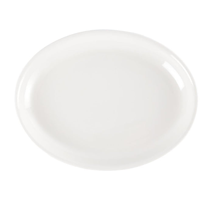 Churchill Whiteware Oval Platters 254mm (12 Pack) Churchill