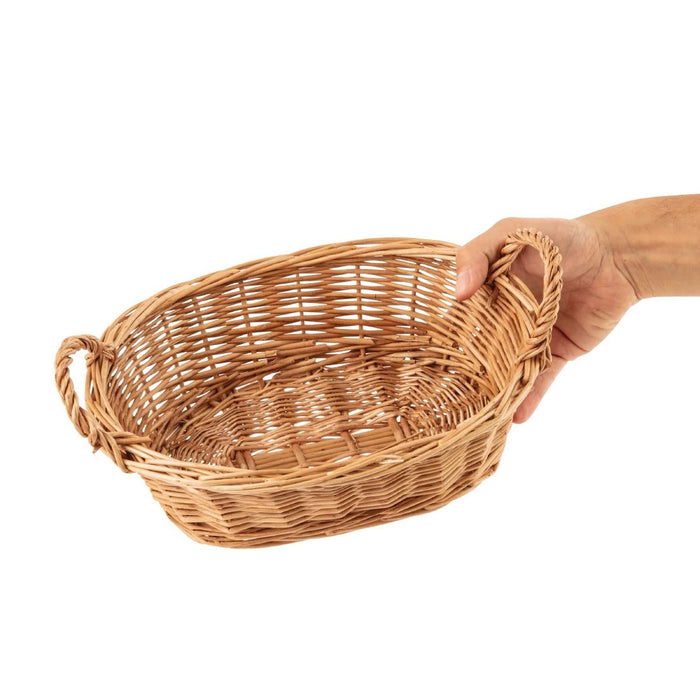 Olympia Willow Large Oval Table Basket Olympia