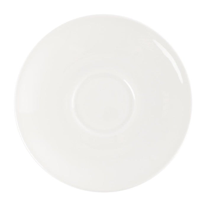 Churchill Plain Whiteware Saucers 160mm (24 Pack) Churchill