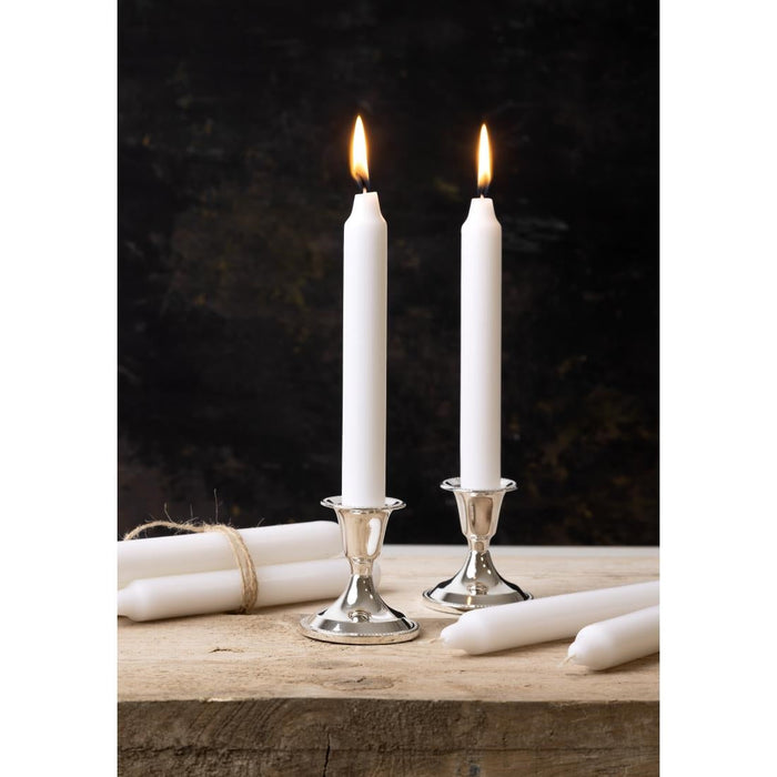Bolsius 7" Bistro Candles White (45 Pack) Bolsius