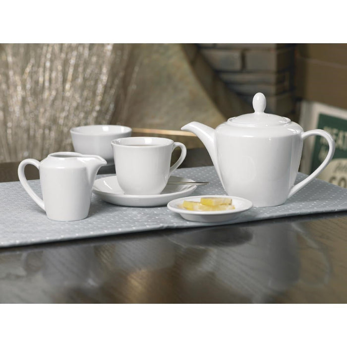 Steelite Simplicity White Harmony Teapots 310ml (6 Pack) Steelite
