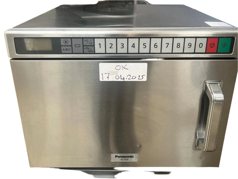 Panasonic NE-1878 Heavy Duty Solid Door 1800W Commercial Microwave-Refurbished Canmac Refurbished