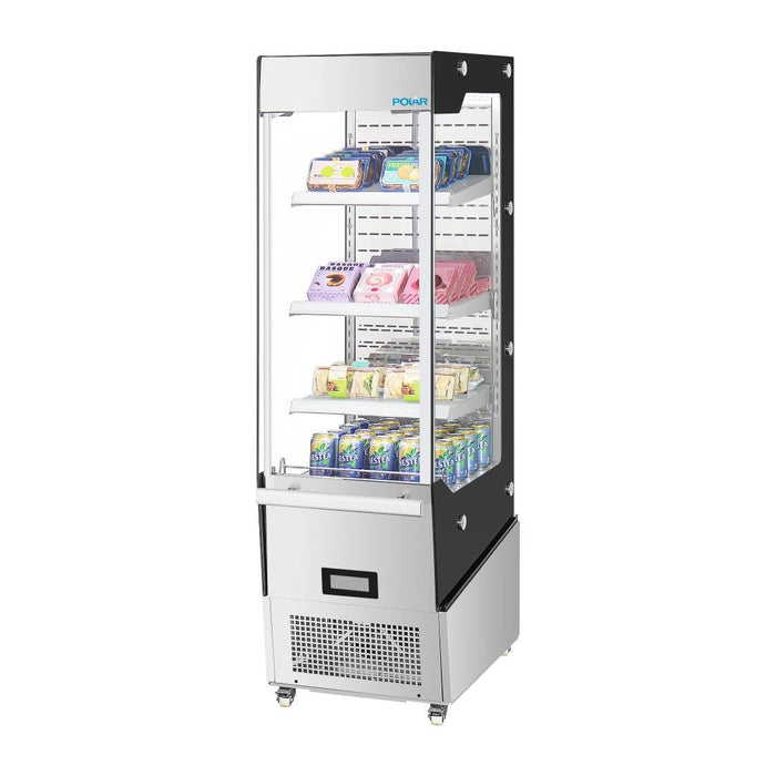 Polar G-Series Slimline Multideck Display Fridge with Door Polar