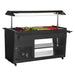 Polar G-Series Refrigerated Buffet Bar in Black Polar