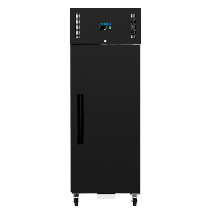Polar G-Series Upright Fridge Black 600Ltr Polar