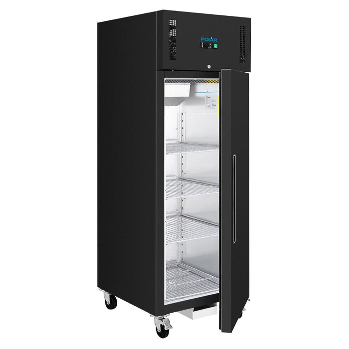 Polar G-Series Upright Fridge Black 600Ltr Polar