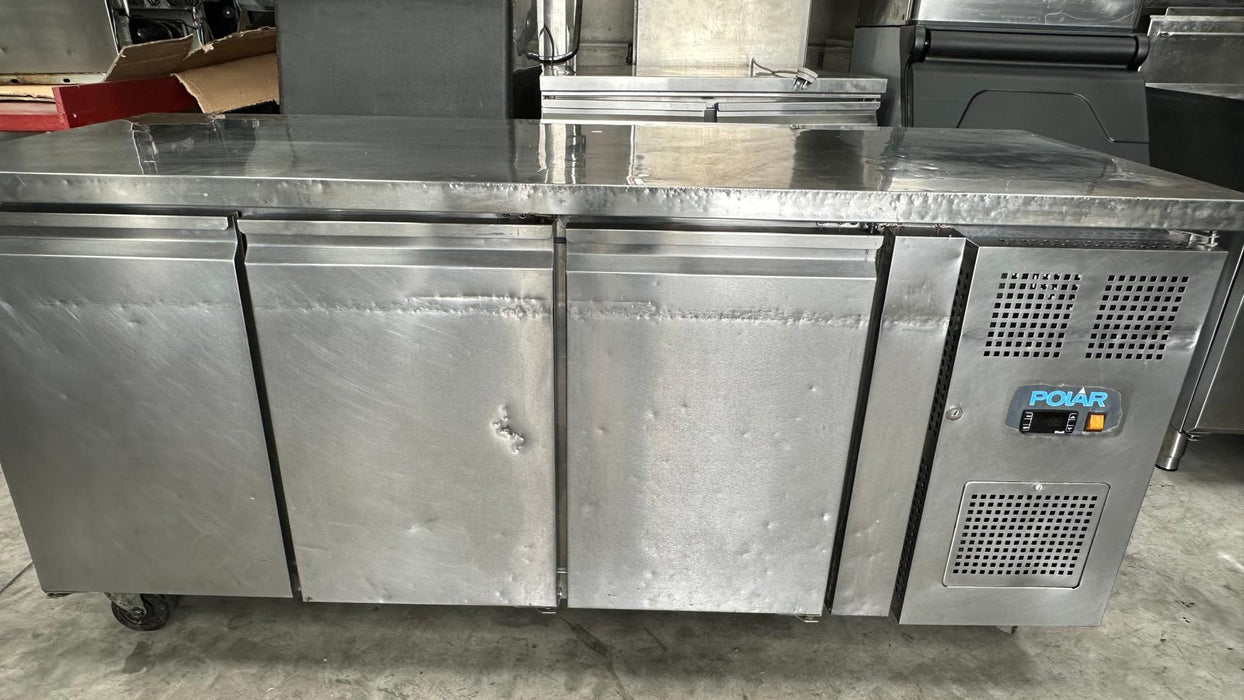 Commercial Polar G597 Refrigerated Prep Counter - Refurbished Canmac Catering Equipment