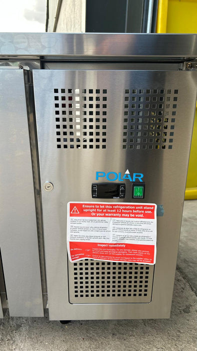 B Grade Polar U-Series Single Door and 4 Drawer Counter Fridge 358Ltr - UA020 Canmac Catering Equipment