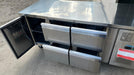 B Grade Polar U-Series Single Door and 4 Drawer Counter Fridge 358Ltr - UA020 Canmac Catering Equipment