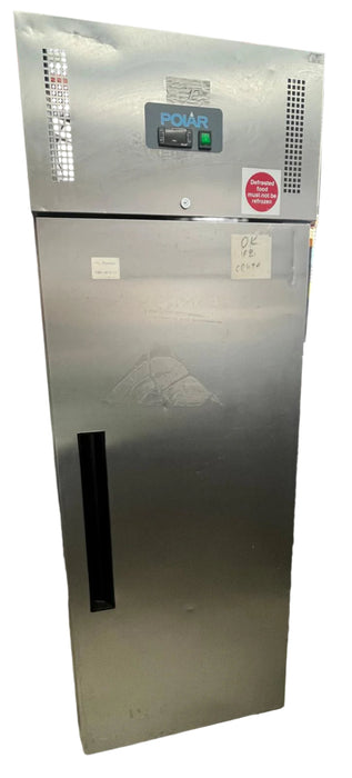 Polar G593 Heavy Duty Single Door Freezer Stainless Steel 600Lt-Refurbished Canmac Refurbished