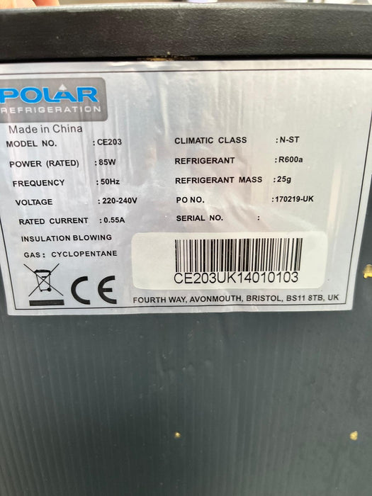 Polar CE203 Wine Back Bar Cooler-Refurbished Canmac Refurbished