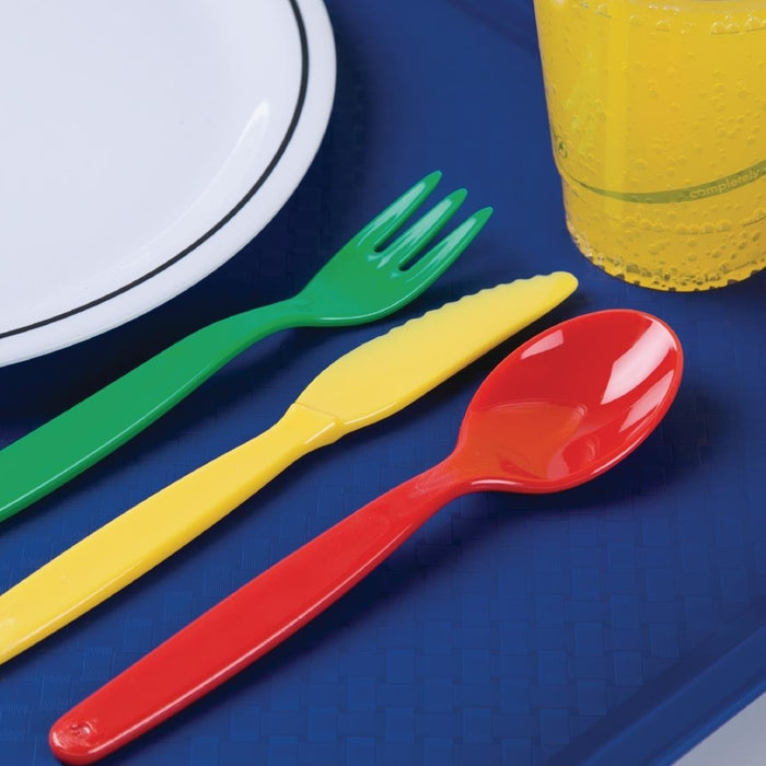Olympia Kristallon Polypropylene Forks Red (12 Pack) Olympia