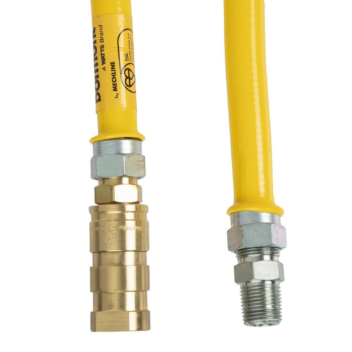 Dormont Quick Release Gas Hose 1/2" 1000mm 2650NPVF36 Dormont