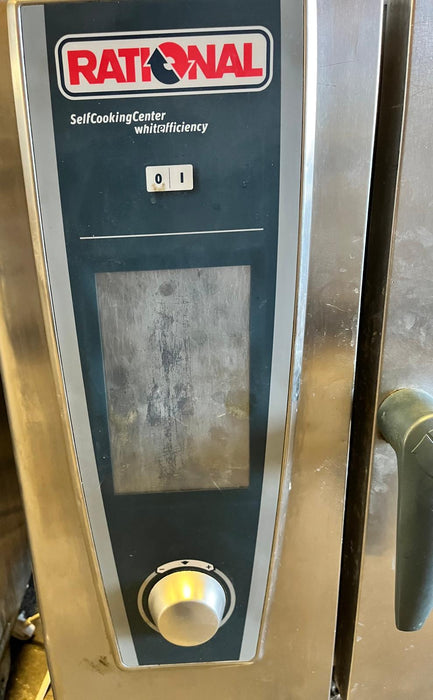 RATIONAL 6 GRID WHITE EFFICIENCY SCC COMBI OVEN 3 PHASE ELECTRIC-Refurbished Canmac Refurbished