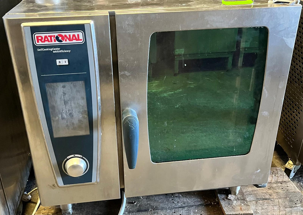 RATIONAL 6 GRID WHITE EFFICIENCY SCC COMBI OVEN 3 PHASE ELECTRIC-Refurbished Canmac Refurbished