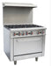 Infernus 6 Burner Range Oven with Splashback Canmac Catering Equipment