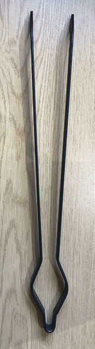 Black Coated Charcoal Tongs 41 cm (16") for Mangal / Barbecues / Grills